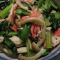 クックOROVI2☆'s cooksnap of when they made 小松菜としめじのマヨ醤油炒め.
