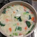 ユイキチ26's cooksnap of when they made 鮭と白菜のあったかシチュー.