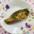 チェックのミニくま's cooksnap of when they made 白身魚のあおさガーリックムニエル風♡.