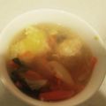 Oきゃしい's cooksnap of when they made 鶏ミンチ団子とキャベツの優し気スープ春雨.