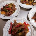 shin1h's cooksnap of when they made 基本の中華★牛肉と夏野菜弁当★ズッキーニ.