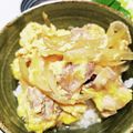まなまんま's cooksnap of when they made 簡単フライパンで！我が家の親子丼.