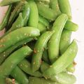 はるくん１'s cooksnap of when they made スナップえんどうの胡麻和え.