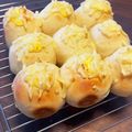 だんこいもころ's cooksnap of when they made おからパウダー★ウインナー入りちぎりパン.