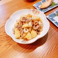 うす味さん's cooksnap of when they made 豚肉とじゃがいもの煮物☆ちくわ入り.