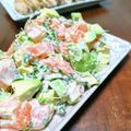 かわゆう1211's cooksnap of when they made サーモンとアボカドかいわれのマヨサラダ.