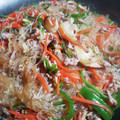 ⭐とっくん⭐'s cooksnap of when they made 白飯すすむ❊ピーマンと椎茸の中華春雨炒め.