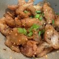 saki1010's cooksnap of when they made 鶏皮の甘酢あえ.
