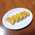 もふもふクロさん's cooksnap of when they made 大葉の卵焼き.