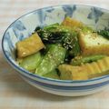 umemodoki's cooksnap of when they made チンゲン菜と厚揚げのあんかけ煮.