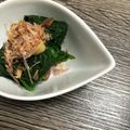 みりん調味料's cooksnap of when they made レンジで　ほうれん草の辛子和え.