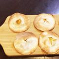 kurikuri's cooksnap of when they made 餃子の皮でアップルパイ風♡.