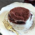 パピパピくん's cooksnap of when they made *レンジで１分☆フォンダンショコラ餅*.