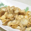 コッコおこ's cooksnap of when they made エリンギとホタテの塩レモン炒め.