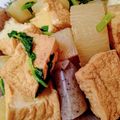 pyonpoco's cooksnap of when they made 大根と厚揚げとこんにゃくの簡単煮物.