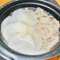 ねっちゃんっ's cooksnap of when they made 速攻鍋❤大根と薄切り豚バラ鍋.