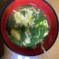 べあーるぶい's cooksnap of when they made にらたまスープ.