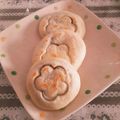 okome‐life's cooksnap of when they made なんちゃって梅ケ枝餅.