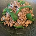 クック15FFG6☆'s cooksnap of when they made (豚ひき肉と)ピーマン炒め.