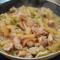 ｸﾏﾘｴ's cooksnap of when they made とろとろ鶏大根【作り置き】.
