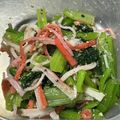 元祖はる's cooksnap of when they made 超簡単☆小松菜とカニカマのおひたし.