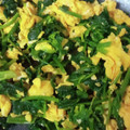 優駿蓮ママ's cooksnap of when they made 簡単ほうれん草卵中華だしの素の野菜炒め♪.