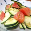 noamanma's cooksnap of when they made ズッキーニとトマトのジェノベーゼマリネ.