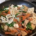 おはなすき's cooksnap of when they made うどん鍋♪ごぼうしめじ人参で簡単鍋料理.