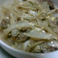 のび♡'s cooksnap of when they made ゴボウがおいしい！牛肉の柳川風どんぶり.