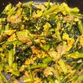 initiation's cooksnap of when they made 小松菜と卵のオイマヨ炒め.