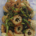クック4FHUNA☆'s cooksnap of when they made 大根葉と油揚げの炒め煮.