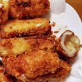 わらいおん's cooksnap of when they made チーズがとろ～り★ちくわポテトのフライ.