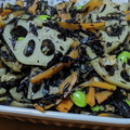 ゆけり３兄弟's cooksnap of when they made ひじきとれんこんの煮物.