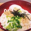 みかんmama3's cooksnap of when they made やみつきスタミナ釜玉うどん.