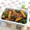 Newチヨコっと♪'s cooksnap of when they made さつまいもとピーマンの甘辛じゃこ炒め.