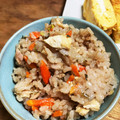 ゆぅこりん＾＾'s cooksnap of when they made 切り餅で！もちもち！ちまき風炊き込みご飯.