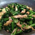 醤油☆世界一's cooksnap of when they made 沖縄・フーチキナー(からし菜)炒め.