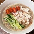 バンビーノ☆'s cooksnap of when they made 冷麺✿...簡単で美味しい本格スープ✿.