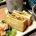 あず7225's cooksnap of when they made おつまみにも！厚揚げのネギ味噌はさみ焼き.