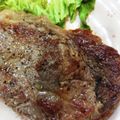 まあみママ's cooksnap of when they made 専門店レベルに焼ける「ステーキの焼き方」.