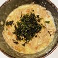 ma616y's cooksnap of when they made 簡単！卵、納豆、玉ねぎの白滝パスタ.