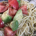 葉月優希's cooksnap of when they made トマトとアボカドの冷製パスタ.