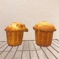 ●ゆゆゆ●'s cooksnap of when they made バターなし！カヌレ型できのこ型マフィン♪.