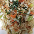 xyzクック's cooksnap of when they made 蕪の皮とひじきのガーリックコチュマヨ炒飯.