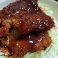 yukoko☆'s cooksnap of when they made 我が家の定番『ソースカツ丼（鶏むね肉）』.