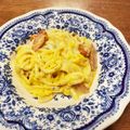 エル♀'s cooksnap of when they made 【簡単】うどんのカルボナーラ.