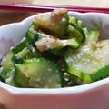 yappyパクパク's cooksnap of when they made きゅうりのゴマ味噌和え.