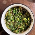 ちわわひめ's cooksnap of when they made 大根の葉とおじゃこ.