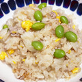ドドレミ♪'s cooksnap of when they made おかわり必至☆豚挽き肉の炊き込みごはん.