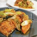 ypiie's cooksnap of when they made 鮭と長ねぎのゴマ味噌バター炒め.